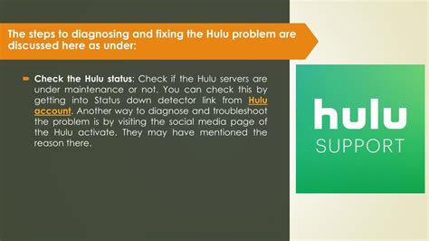 hulu support|Fix a Problem .